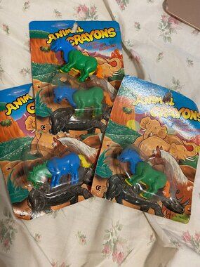 1970s Animal Crayons